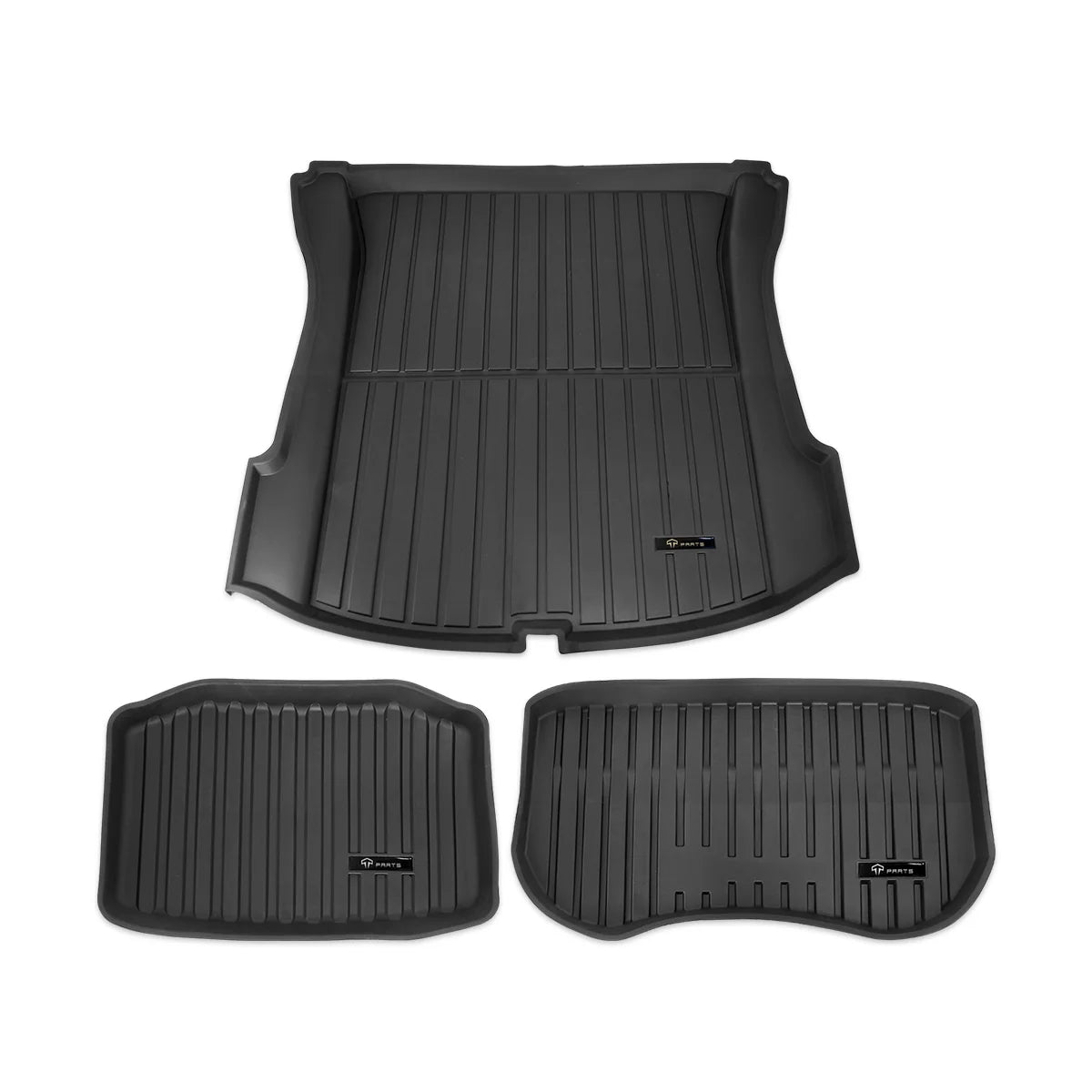 TPARTS Allwetter Fußmatten Set mit Frunk / Trunk / Rückenprotektor Matten für Model 3 bei EV Motion Shop
