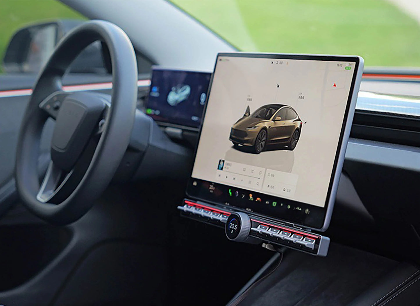Yeslak Multifunktions Steuerknopf Tasten – Tesla Model 3 / Y / Highland / Juniper bei EV Motion Shop