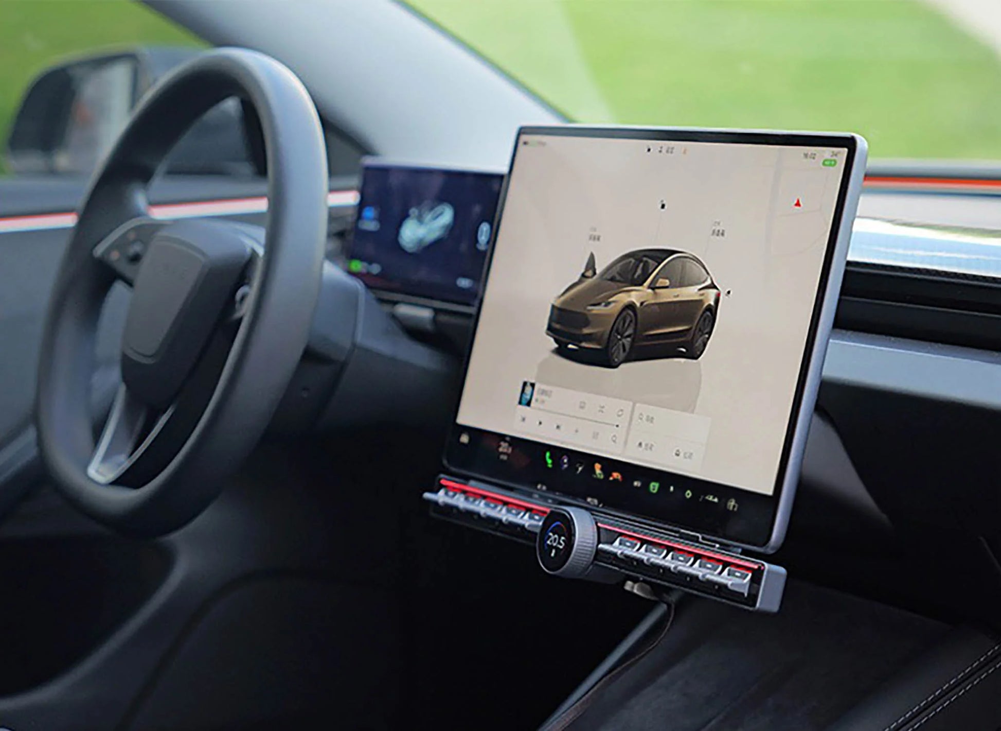Yeslak Multifunktions Steuerknopf Tasten – Tesla Model 3 / Y / Highland / Juniper bei EV Motion Shop