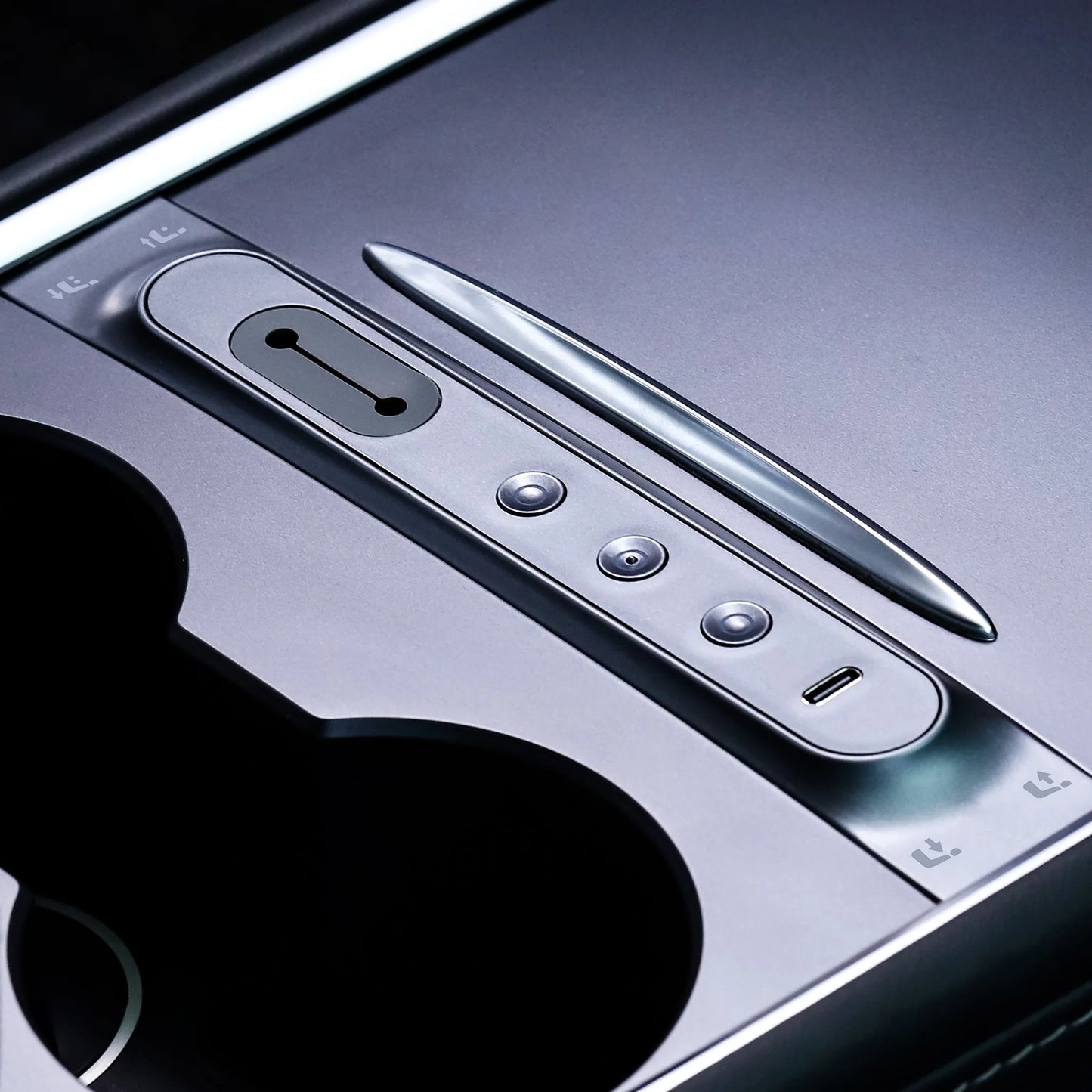 Yeslak Physical Shortcut Buttons USB Hub – Tesla Model 3 / Y (Pre-Facelift) bei EV Motion Shop