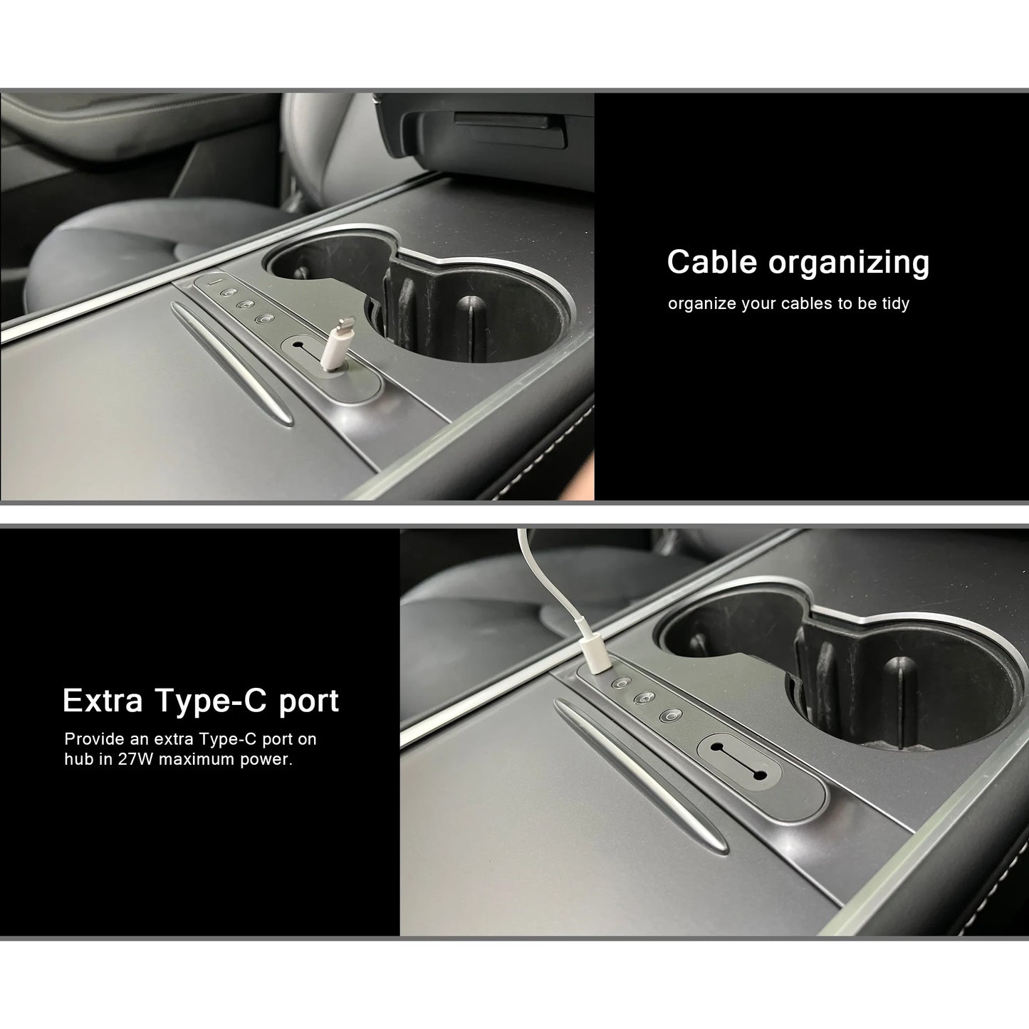 Yeslak Physical Shortcut Buttons USB Hub – Tesla Model 3 / Y (Pre-Facelift) bei EV Motion Shop