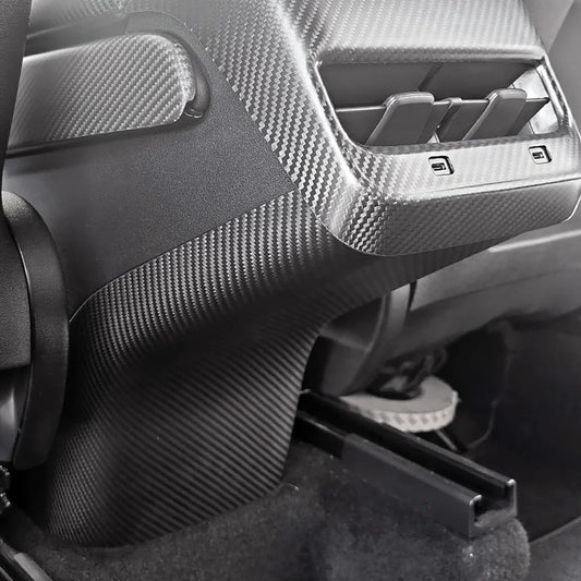 Yeslak Carbon Heck Mittelkonsolen Abdeckung Cover – Tesla Model 3 / Y bei EV Motion Shop