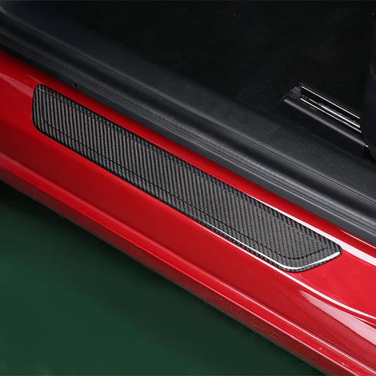 Yeslak Carbon Türschwellen Abdeckungen – Tesla Model 3 / Y / Highland / Juniper bei EV Motion Shop