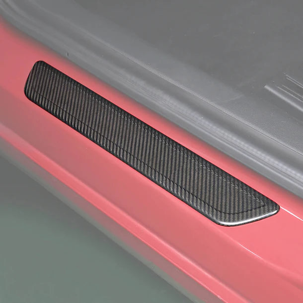 Yeslak Carbon Türschwellen Abdeckungen – Tesla Model 3 / Y / Highland / Juniper bei EV Motion Shop