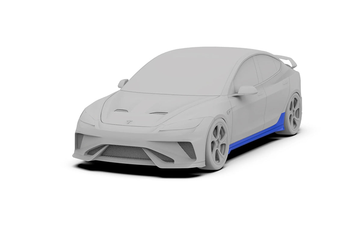 Robot "Hacker" Seitenschweller – Tesla Model 3 Highland bei EV Motion Shop