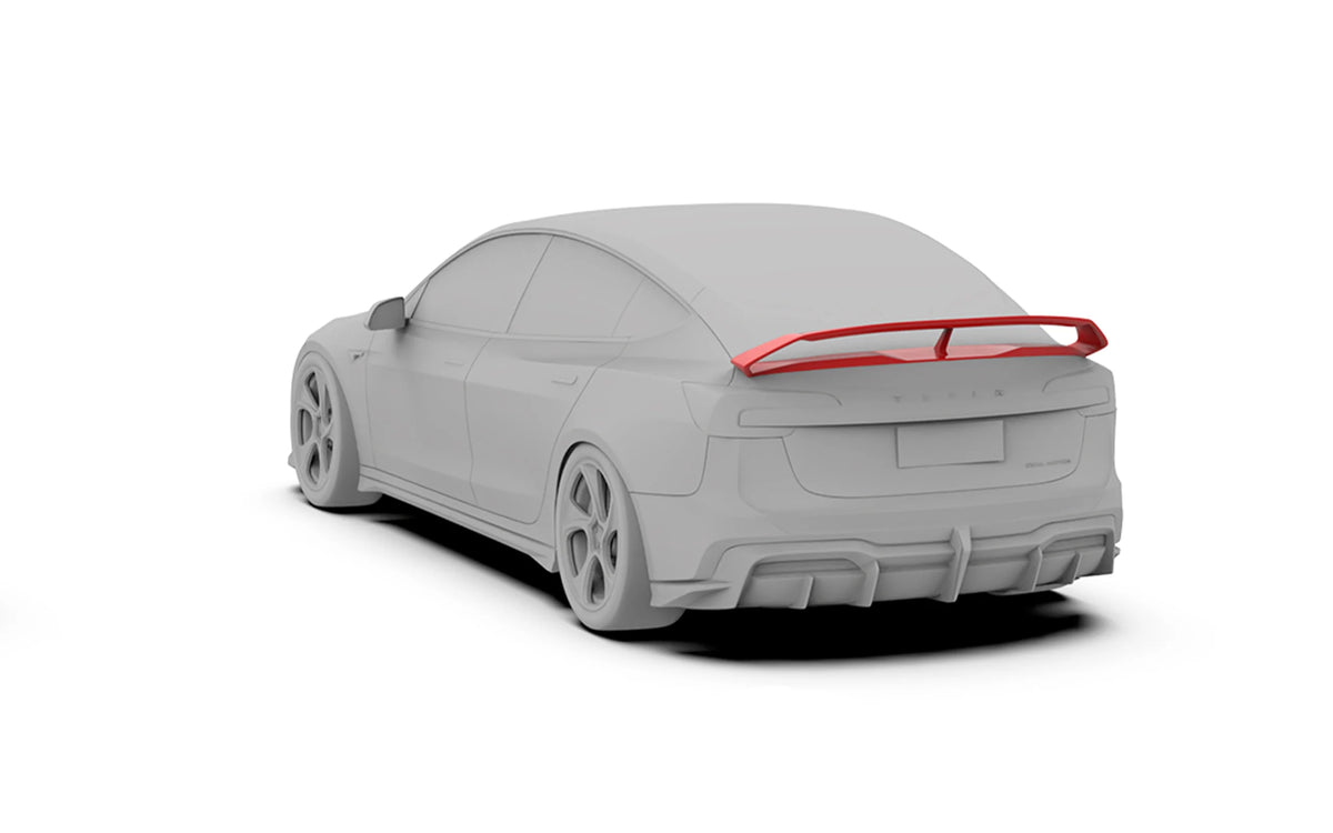 Robot "Hacker" Spoiler Optionen - Tesla Model 3 Highland bei EV Motion Shop