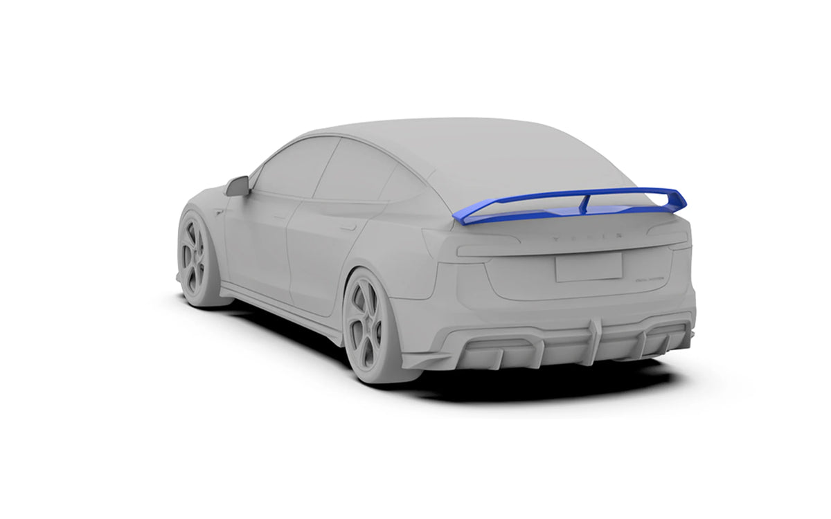 Robot "Hacker" Spoiler Optionen - Tesla Model 3 Highland bei EV Motion Shop