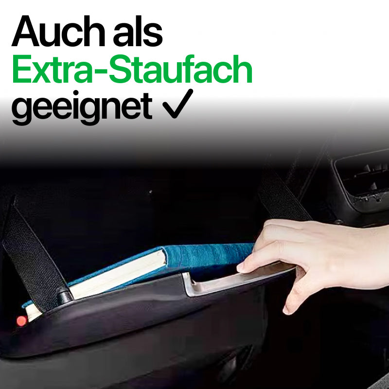 Ruecksitze Klapptisch Halterung mit Ladefunktion für Tesla Model 3 / Y / Highland bei EV Motion Shop