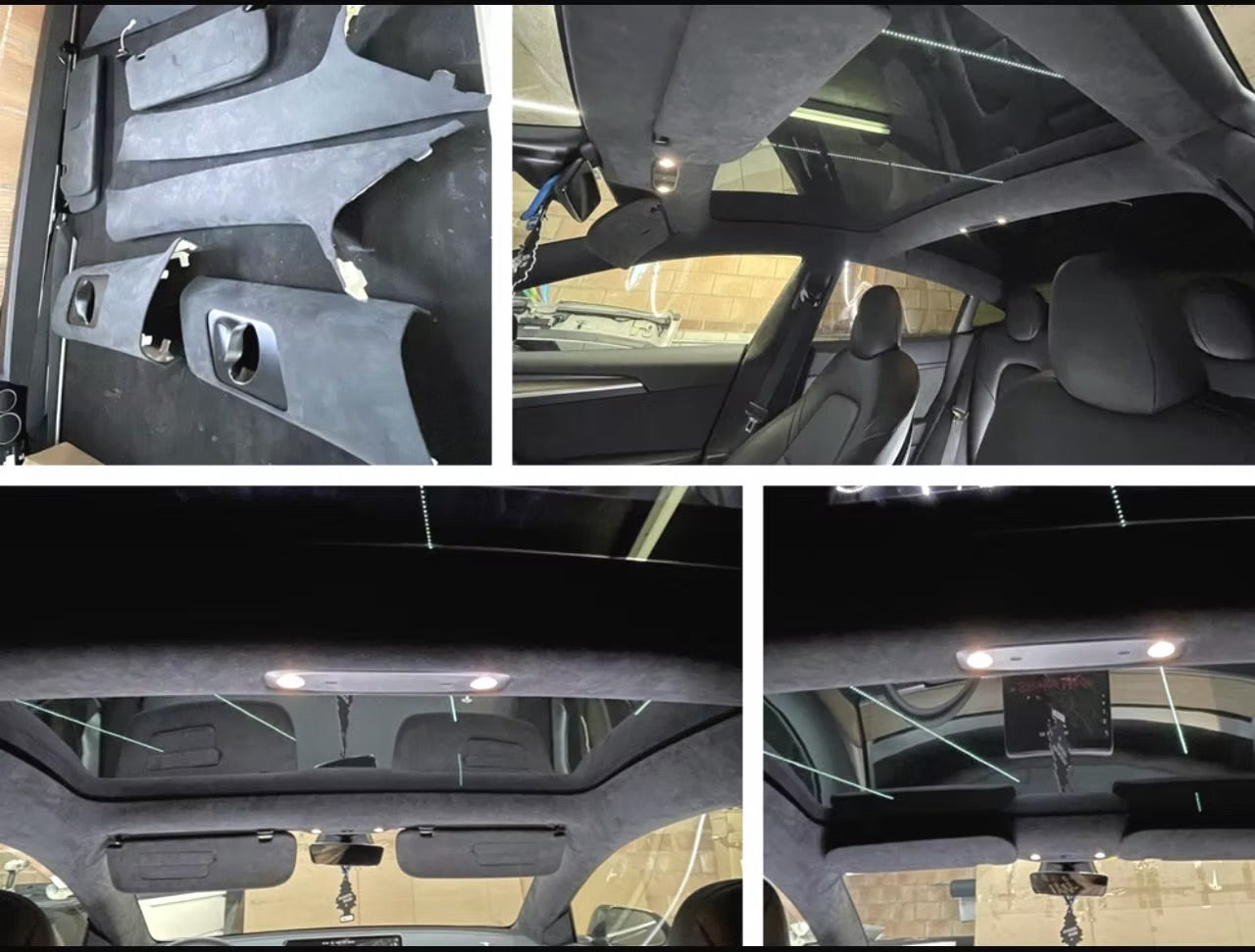 Scheffler Performance Original Alcantara® Dachhimmel Headliner Upgrade – Tesla Model S / 3 / X / Y in Zürich, Schweiz