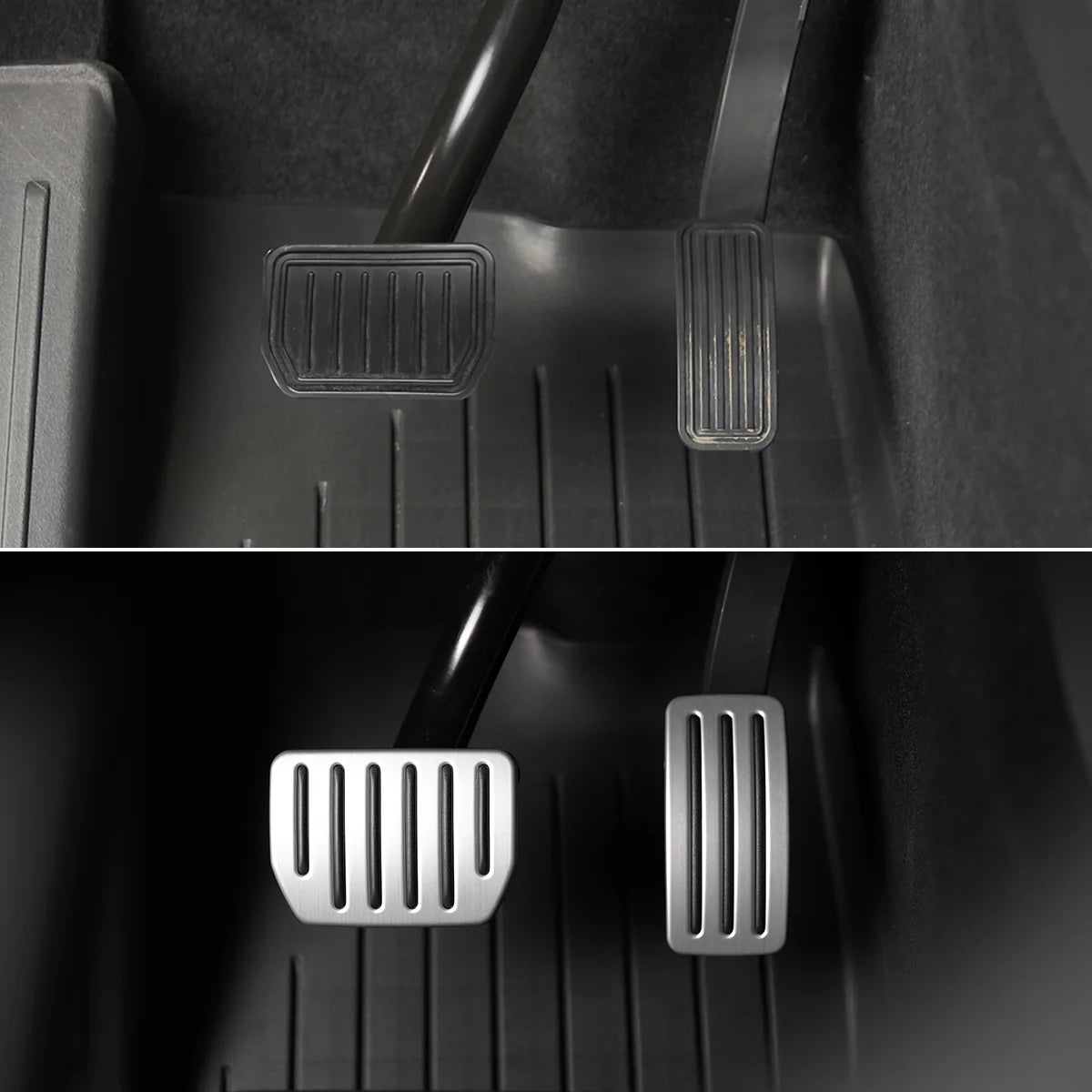 Smart Lock Aluminium Performance Fußpedal Set für Tesla Model 3 / Y / Highland bei EV Motion Shop