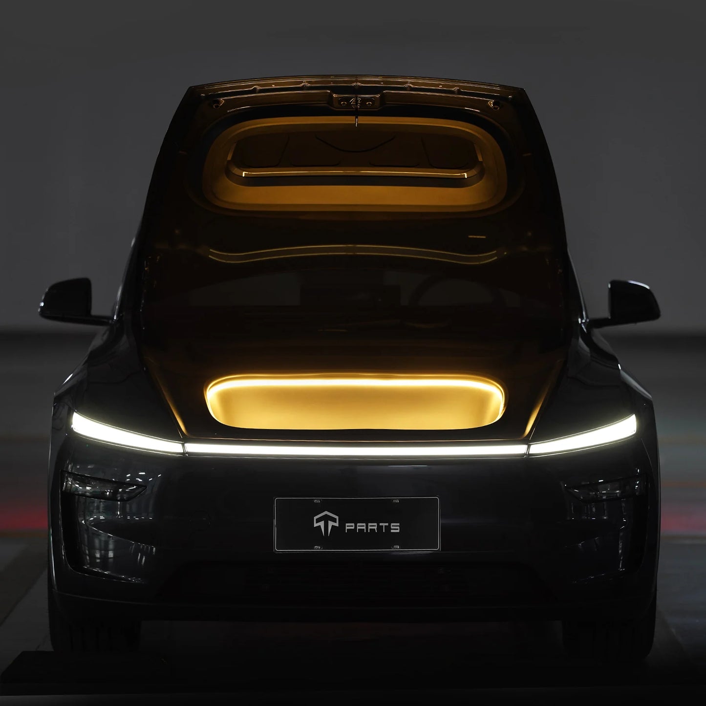 TPARTS Kofferraum Trunk LED Streifen – Tesla Model 3 / Y / Highland / Juniper bei EV Motion Shop