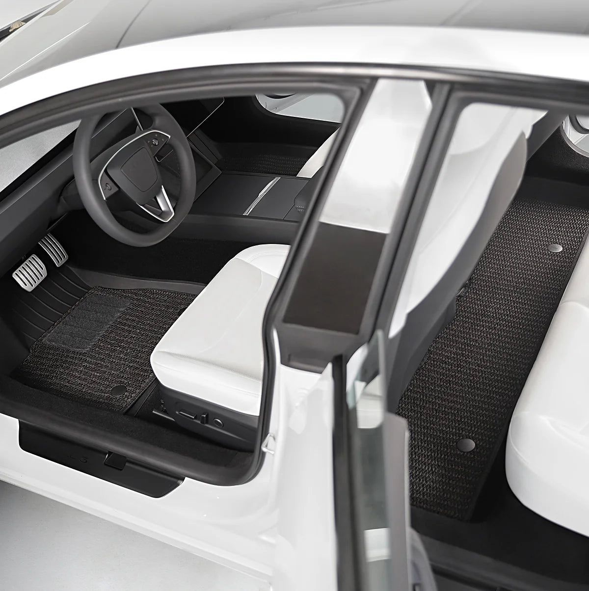 TPARTS Dual-Layer umweltfreundliche Allwettermatten für Model 3 (2024) Highland bei EV Motion Shop