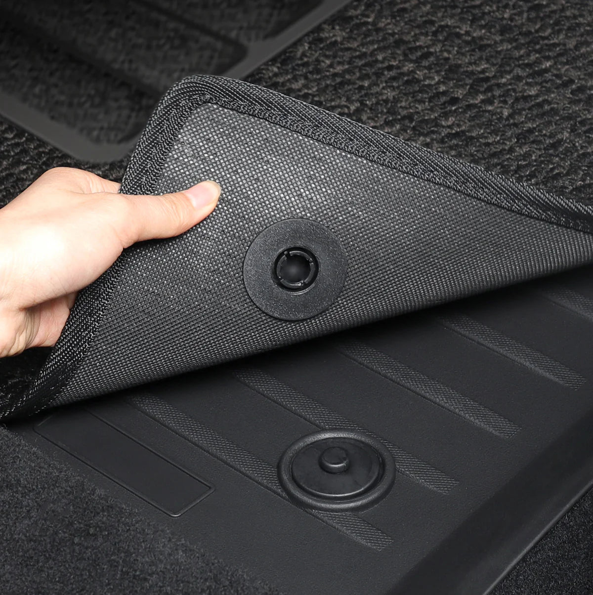 TPARTS Dual-Layer umweltfreundliche Allwettermatten für Model 3 (2024) Highland bei EV Motion Shop
