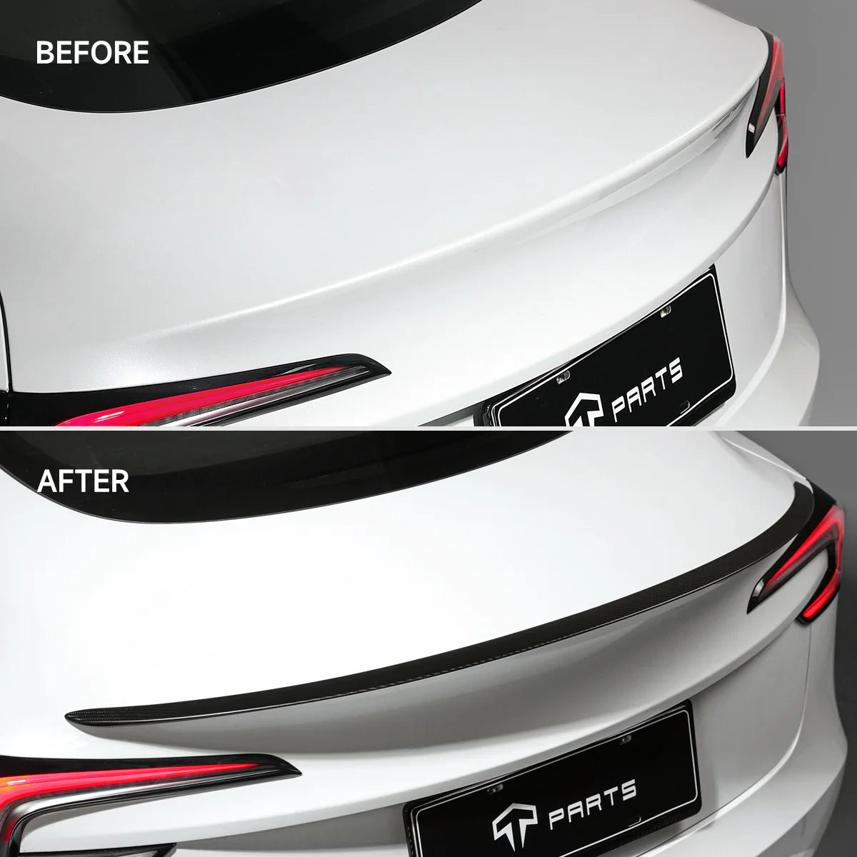 TPARTS Echt Carbon Performance Spoiler for Tesla Model 3 (2024) Highland bei EV Motion Shop