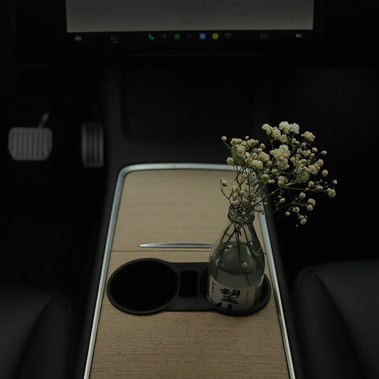 TPARTS Holz Look Mittelkonsolen Cover – Tesla Model 3 / Y (Pre-Facelift) bei EV Motion Shop