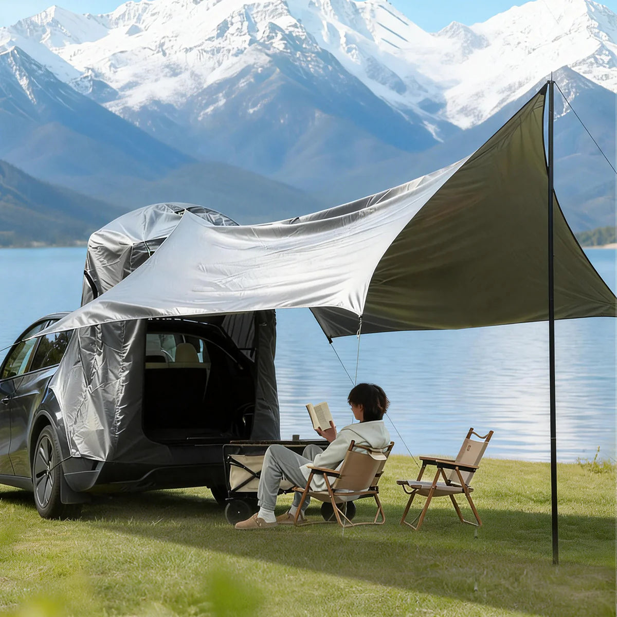 TPARTS Mobiles Camping Heckzelt – Tesla Model Y Juniper bei EV Motion Shop