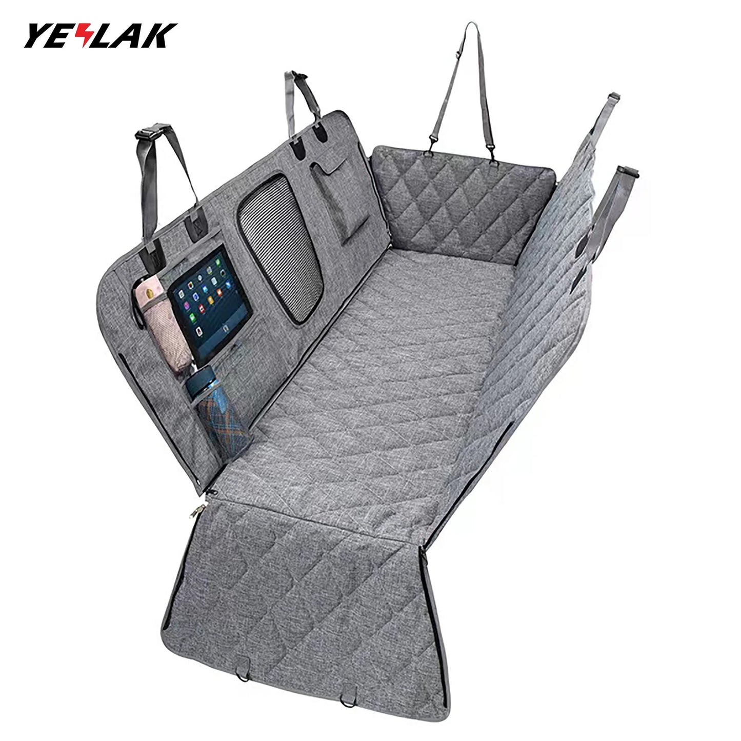 Yeslak Haustierfreundlicher Wasserdichter Autositzbezug – Tesla Model S / 3 / Y / X bei EV Motion Shop