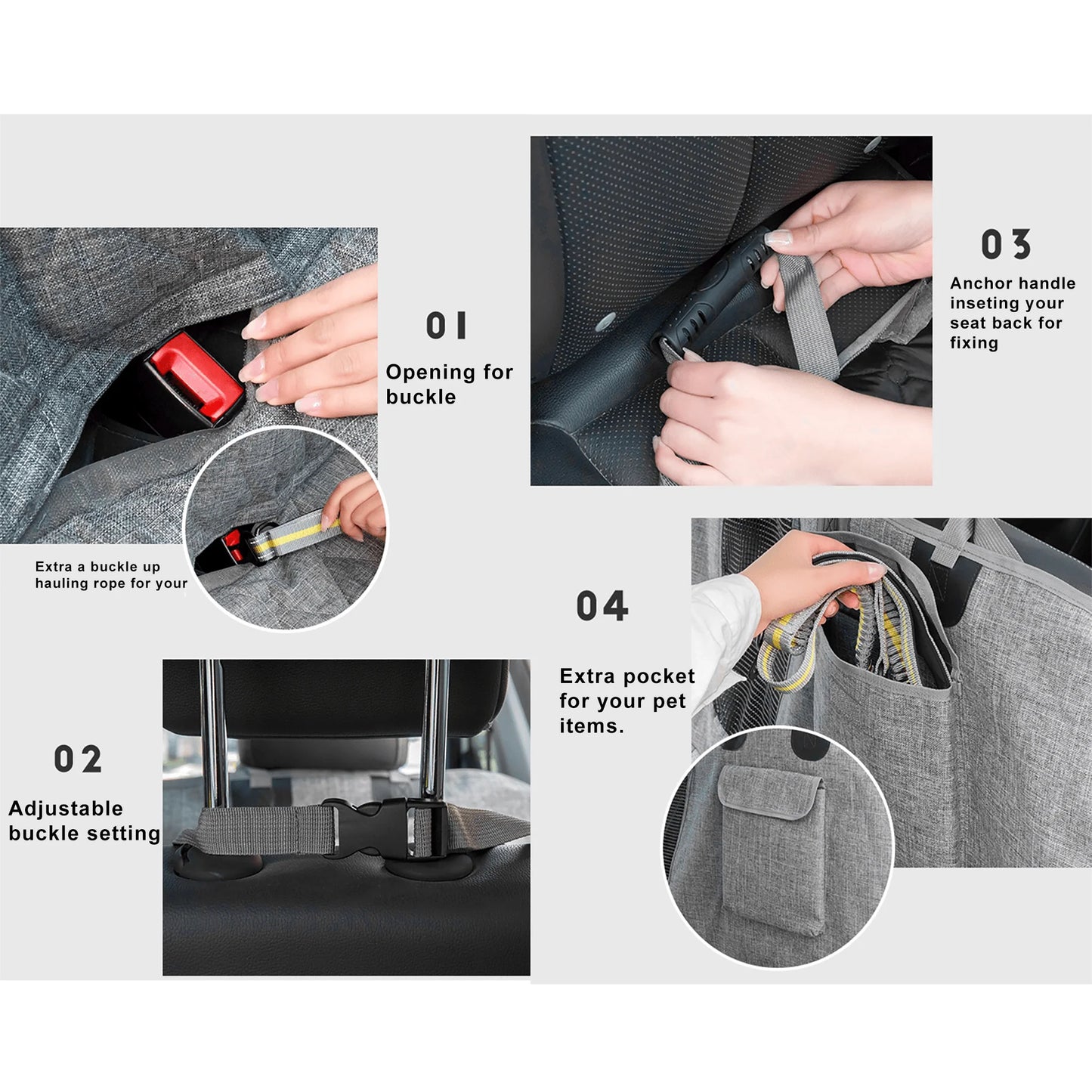 Yeslak Haustierfreundlicher Wasserdichter Autositzbezug – Tesla Model S / 3 / Y / X bei EV Motion Shop