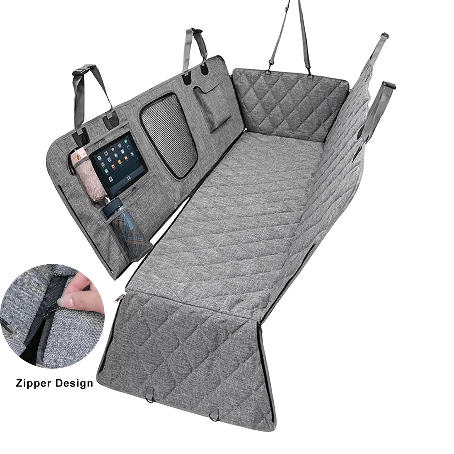 Yeslak Haustierfreundlicher Wasserdichter Autositzbezug – Tesla Model S / 3 / Y / X bei EV Motion Shop