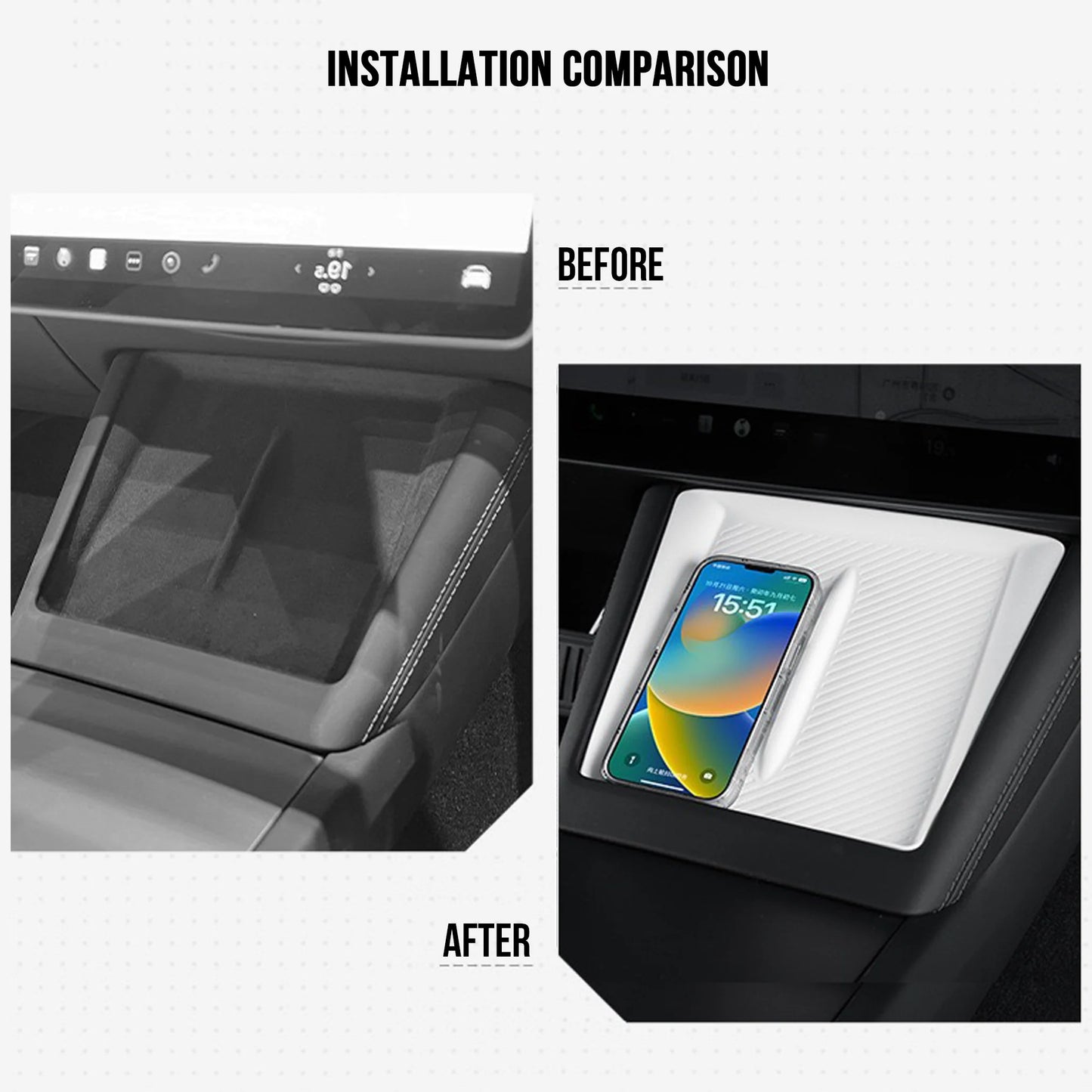 Yeslak Ladeschale Einlage Pad – Tesla Model 3 / Y / Highland / Juniper bei EV Motion Shop