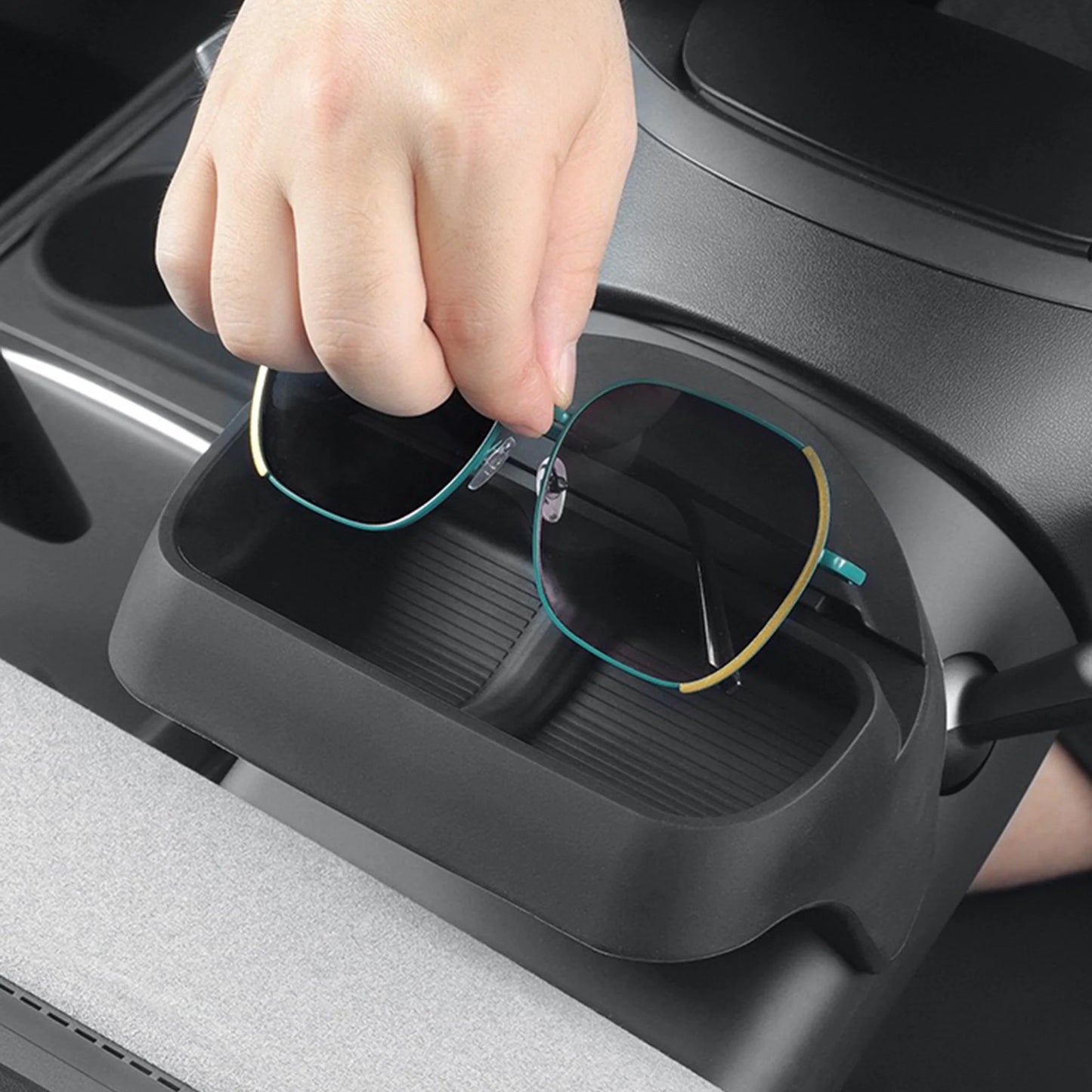 Yeslak Lenkrad Organizer Telefonhalter HUD Display – Tesla Model 3 / Y (Pre-Facelift) bei EV Motion Shop