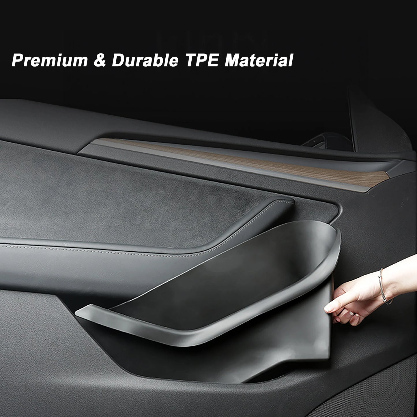 Yeslak Seiten Tür Stauraum Organizer Tray – Tesla Model Y (Pre-Facelift) bei EV Motion Shop