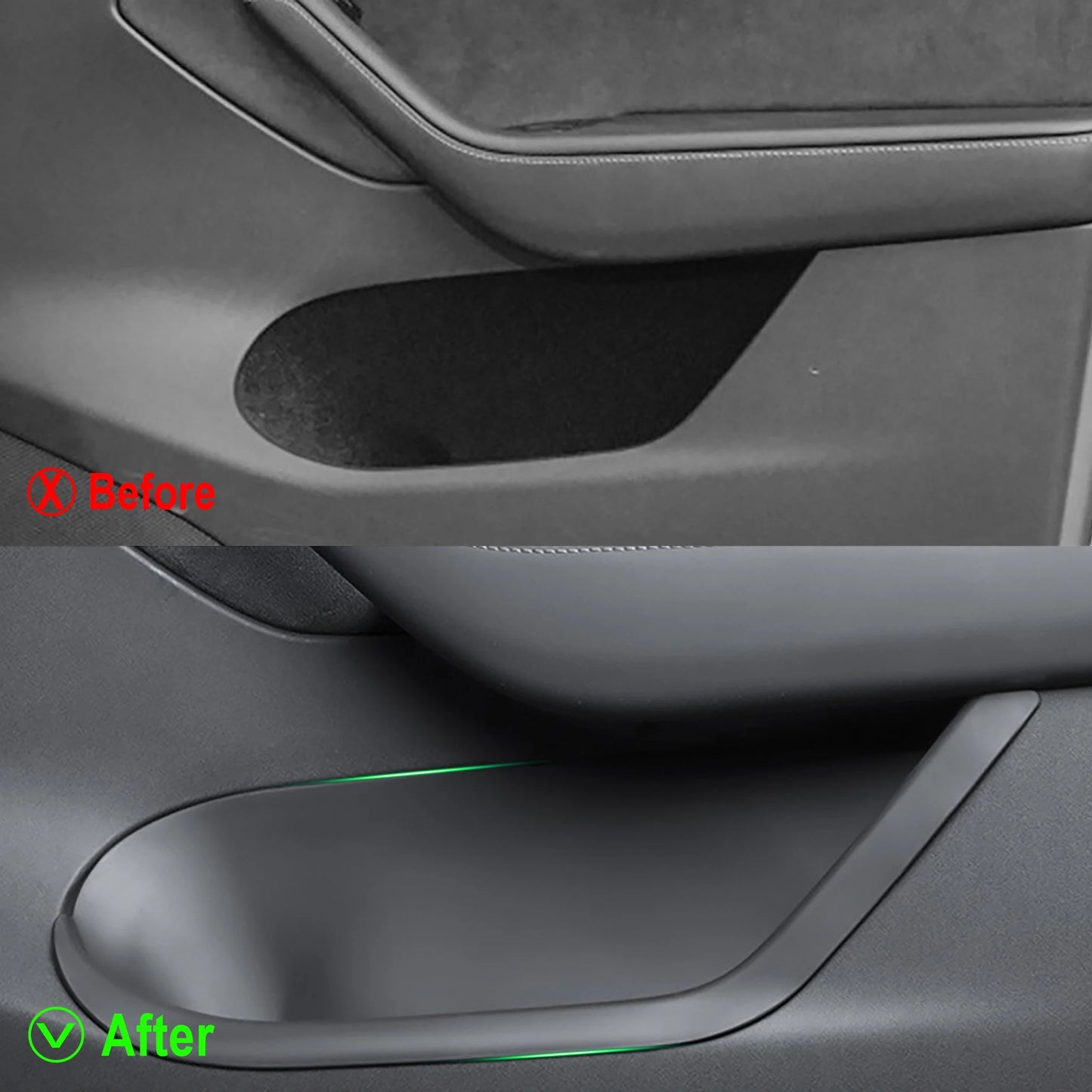 Yeslak Seiten Tür Stauraum Organizer Tray – Tesla Model Y (Pre-Facelift) bei EV Motion Shop