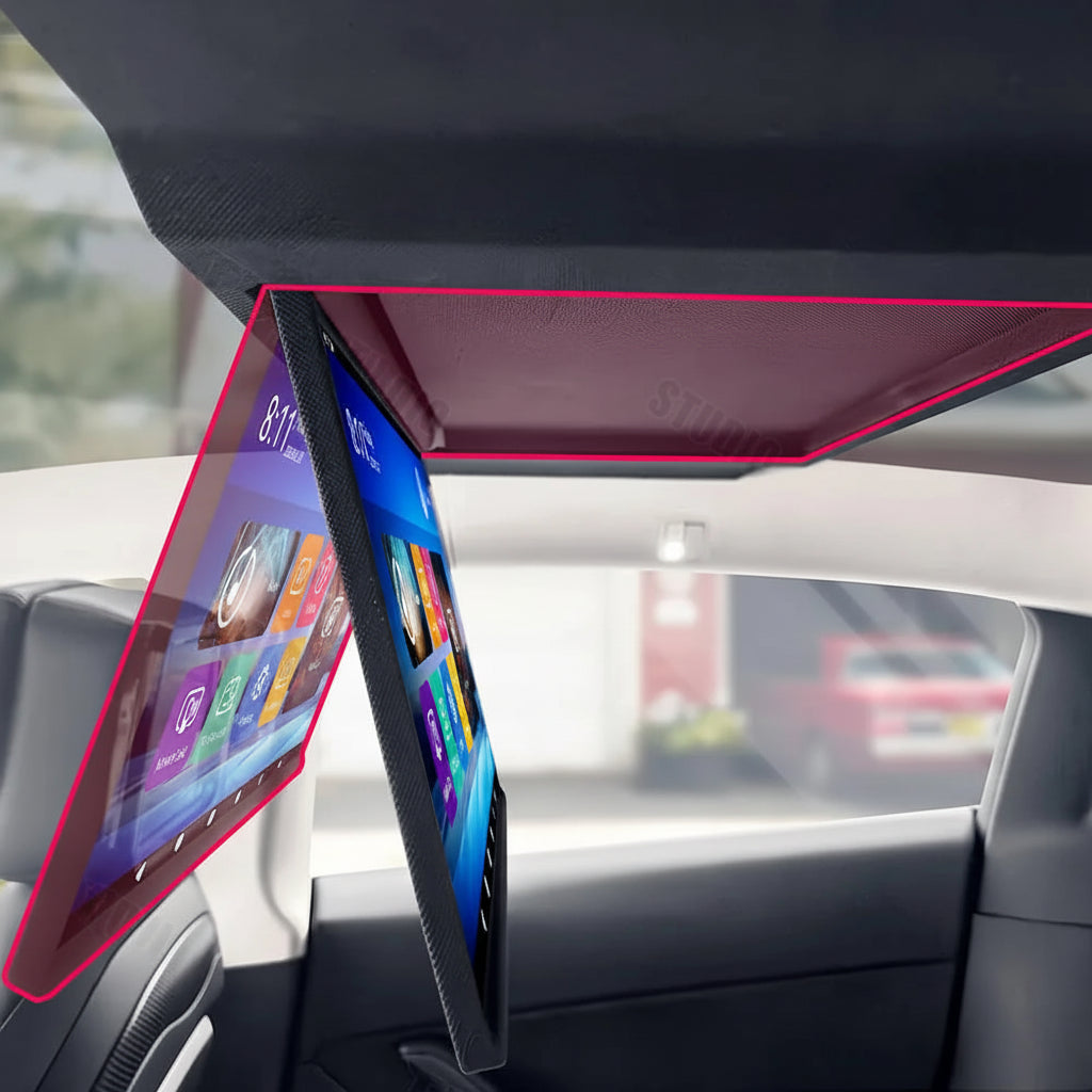 Tesstudio 17.3" Zoll Autodach Full HD Display TV mit Wi-Fi für Tesla Model Y bei EV Motion Shop