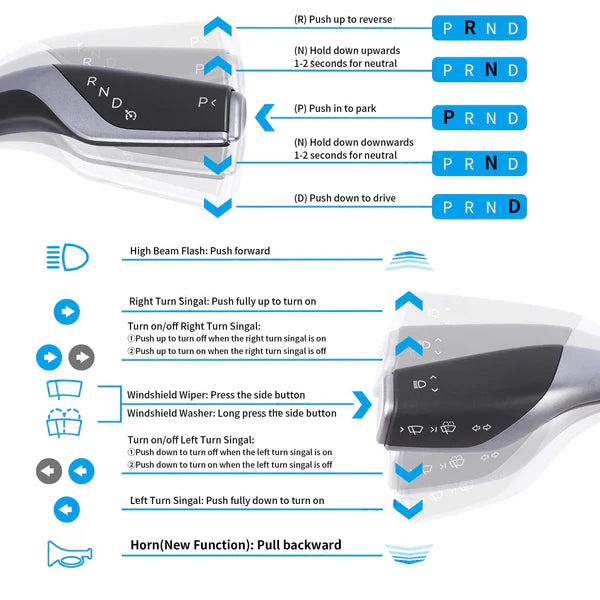 Tesstudio OEM Style Physikalische Blinker Wahlhebel – Tesla Model S / X bei EV Motion Shop