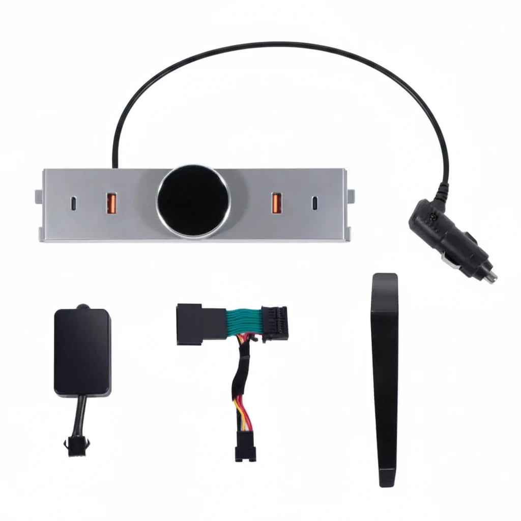 Tesstudio Smart Drehbare Schalt Knob mit Lade Dock für Tesla Model 3 (2024) Highland bei EV Motion Shop