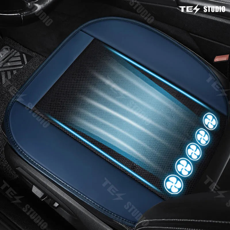 Tesstudio Vordersitz Komfort Massage Kühlsitzbezug mit 16 Lüfter für Tesla Model S / 3 / X / Y bei EV Motion Shop