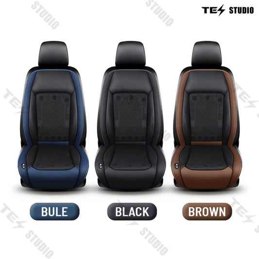 Tesstudio Vordersitz Komfort Massage Kühlsitzbezug mit 16 Lüfter für Tesla Model S / 3 / X / Y bei EV Motion Shop