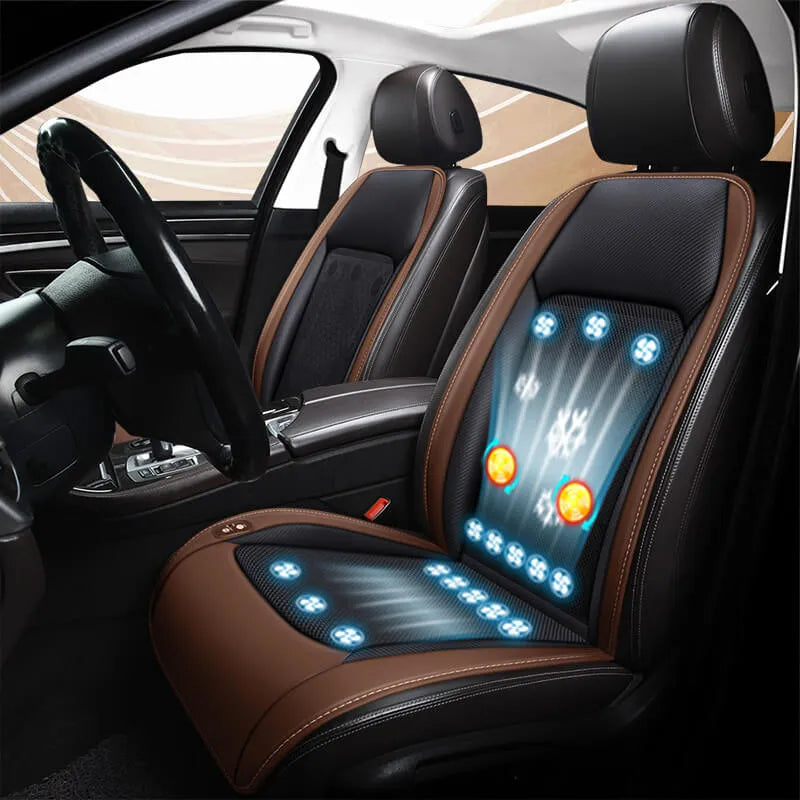 Tesstudio Vordersitz Komfort Massage Kühlsitzbezug mit 16 Lüfter für Tesla Model S / 3 / X / Y bei EV Motion Shop