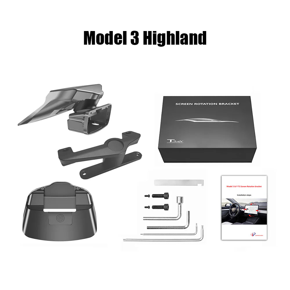 Tlyard Schwenkbarer Touchscreen Swivel Mount – Tesla Model 3 / Y / Highland / Juniper bei EV Motion Shop