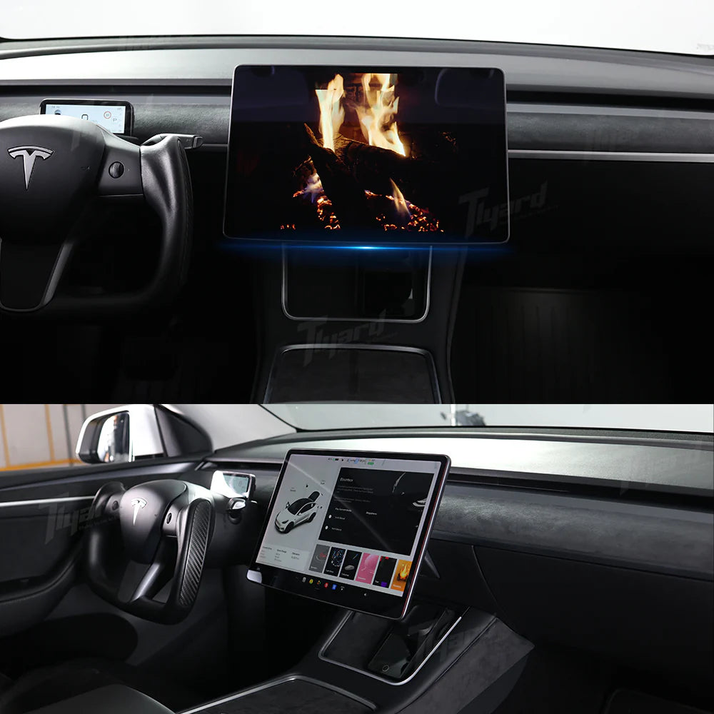 Tlyard Schwenkbarer Touchscreen Swivel Mount – Tesla Model 3 / Y / Highland / Juniper bei EV Motion Shop