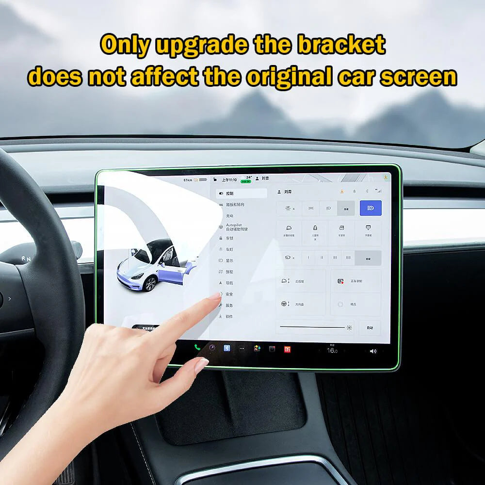 Tlyard Schwenkbarer Touchscreen Swivel Mount – Tesla Model 3 / Y / Highland / Juniper bei EV Motion Shop