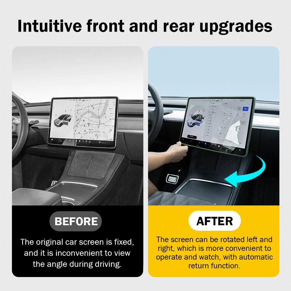 Tlyard Schwenkbarer Touchscreen Swivel Mount – Tesla Model 3 / Y / Highland / Juniper bei EV Motion Shop
