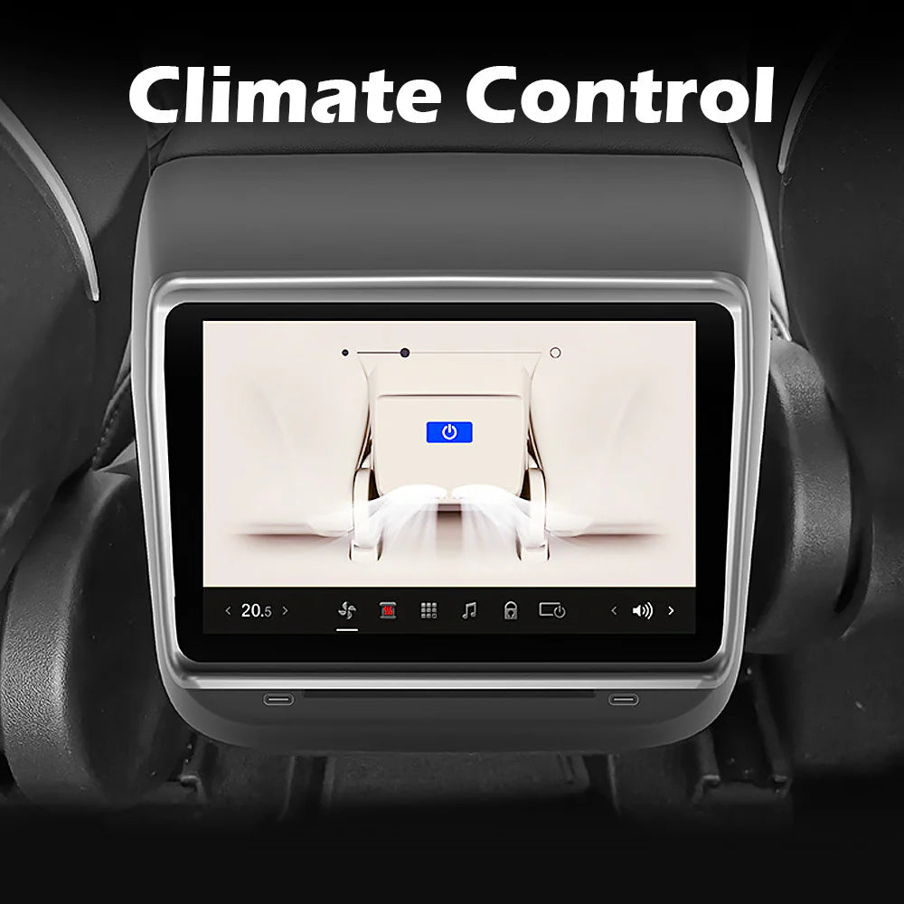 Tlyard 7.2" Rücksitze Konsole Multifunktion LCD Display für Tesla Model 3 / Y bei EV Motion Shop