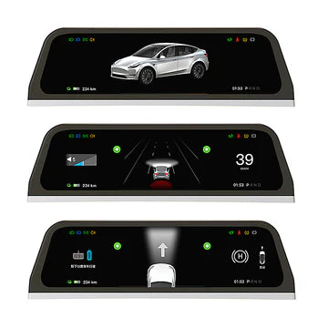 Tlyard 9.66 Zoll Touch Dashboard mit CarPlay / Android Auto für Tesla Model 3 / Y / Highland bei EV Motion Shop