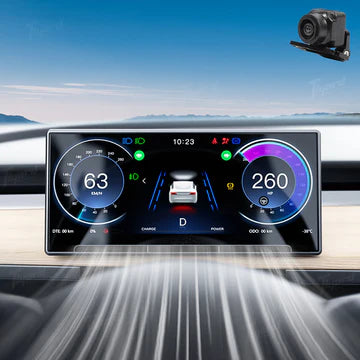 Tlyard 9 Zoll Touch Dashboard Display mit Frontkamera für Model 3 / Y / Highland bei EV Motion Shop