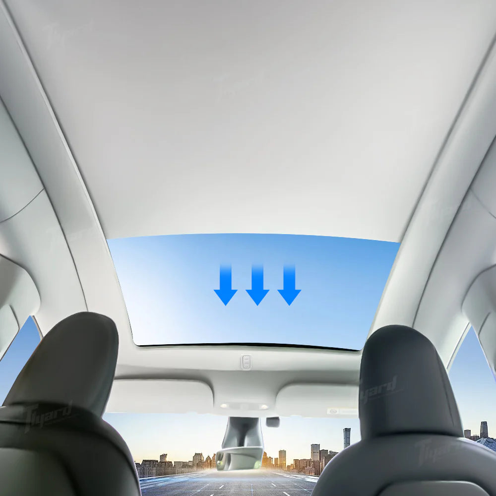 Tlyard Elektrischer Sonnendach Sonnenschutz für Tesla Model Y bei EV Motion Shop