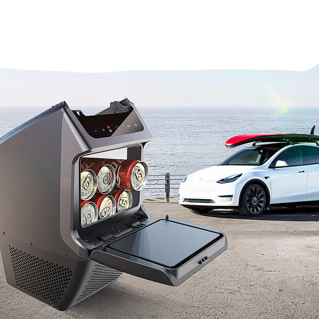 Tlyard Hintere Konsolen 4.6L Kuehlschrank mit Heizung für Tesla Model Y