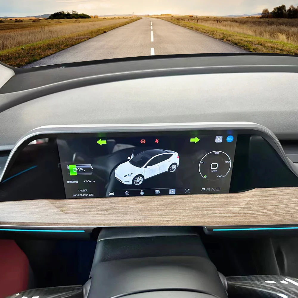 Tlyard Integriertes Dashboard Display für Tesla Model 3 / Y bei EV Motion Shop