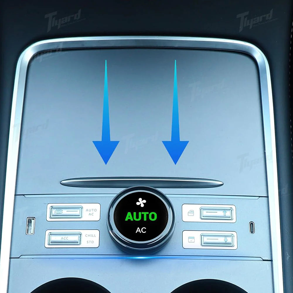 Tlyard Intelligenter LCD Physikalischer Schaltknauf Regler mit Dockingstation für Tesla Model 3 / Y bei EV Motion Shop