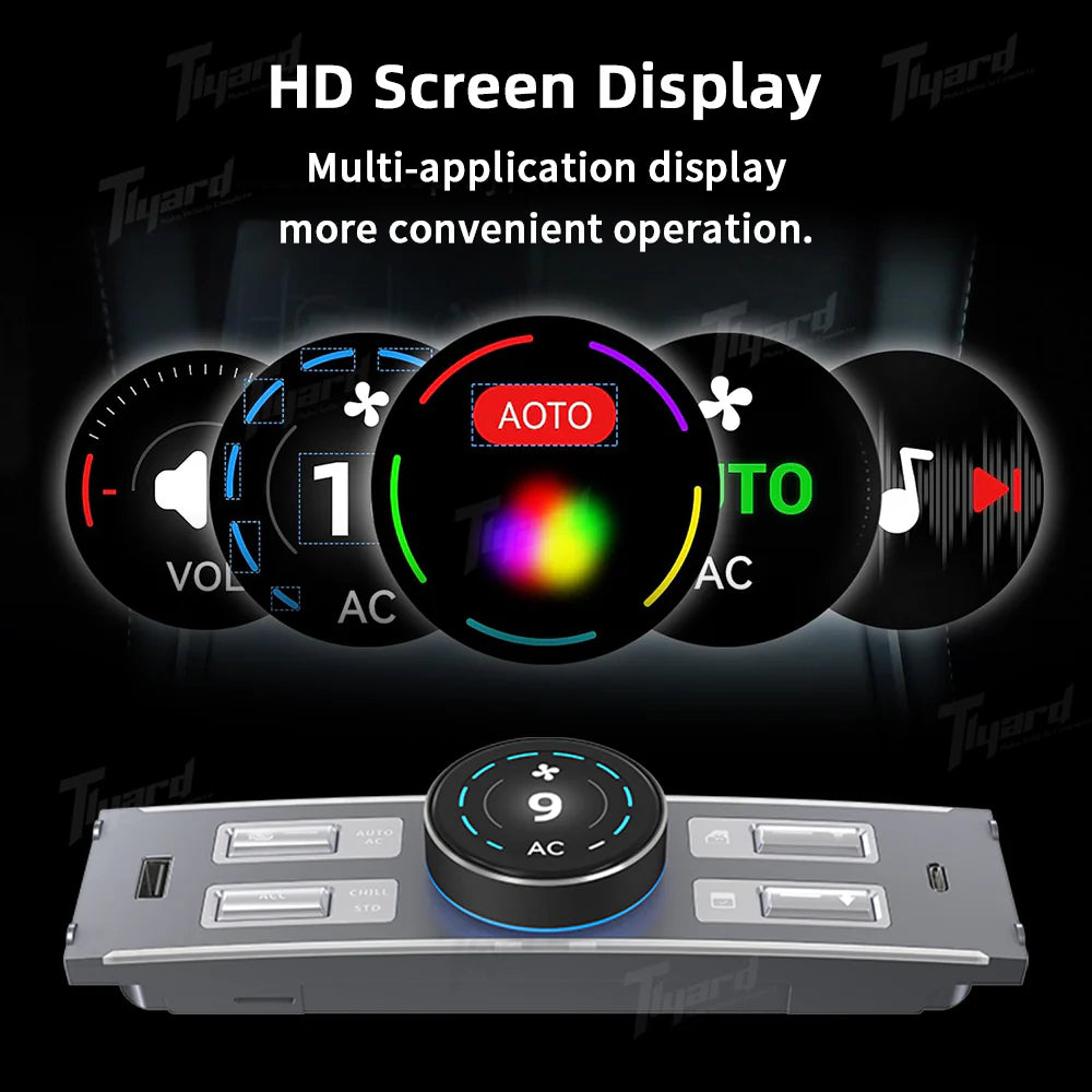 Tlyard Intelligenter LCD Physikalischer Schaltknauf Regler mit Dockingstation für Tesla Model 3 / Y bei EV Motion Shop