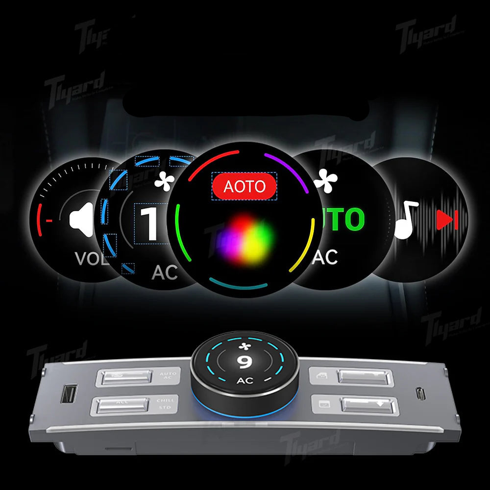 Tlyard Intelligenter LCD Physikalischer Schaltknauf Regler mit Dockingstation für Tesla Model 3 / Y bei EV Motion Shop