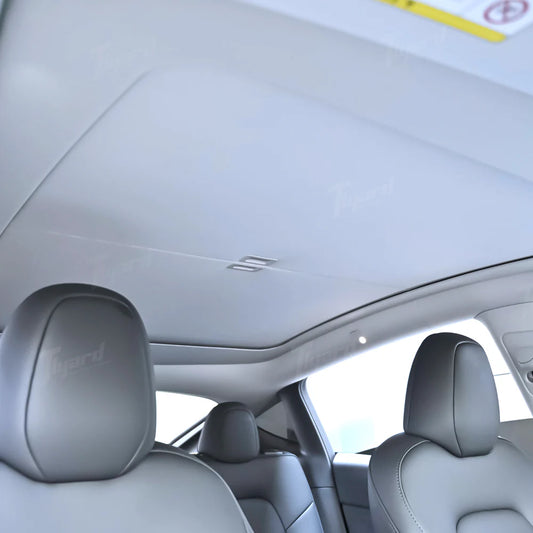 Tlyard Manueller Glasdach Sonnenschutz für Tesla Model Y bei EV Motion Shop