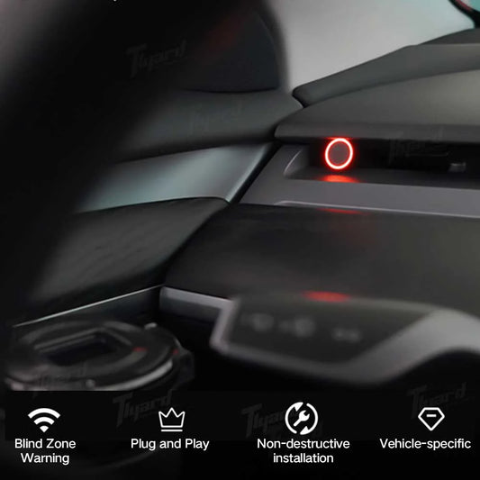 Tlyard Toter-Winkel-Assistent RGB LED Warner – Tesla Model 3 / Y bei EV Motion Shop