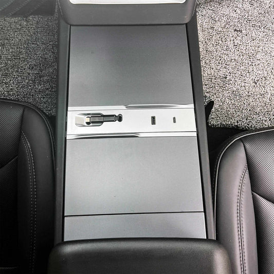 Yeslak USB Hub Docking Station – Tesla Model 3 Highland / Model Y Juniper bei EV Motion Shop