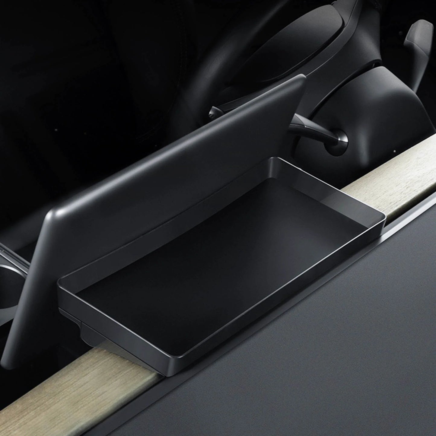 Yeslak Kompakte Unter Bildschirm Ablage mit Dashboard Ablage – Tesla Model 3 / Y / Highland / Juniper bei EV Motion Shop